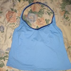 EUC Lands End Swim Top Size 12